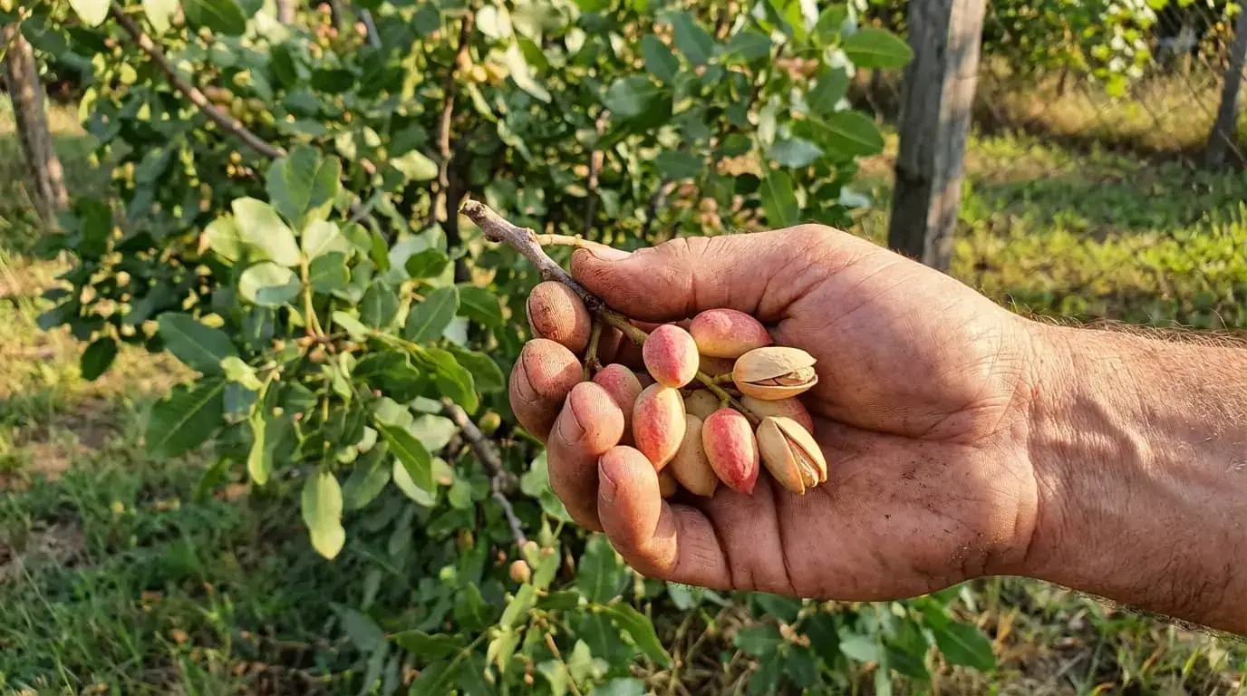 Перший урожай фісташки